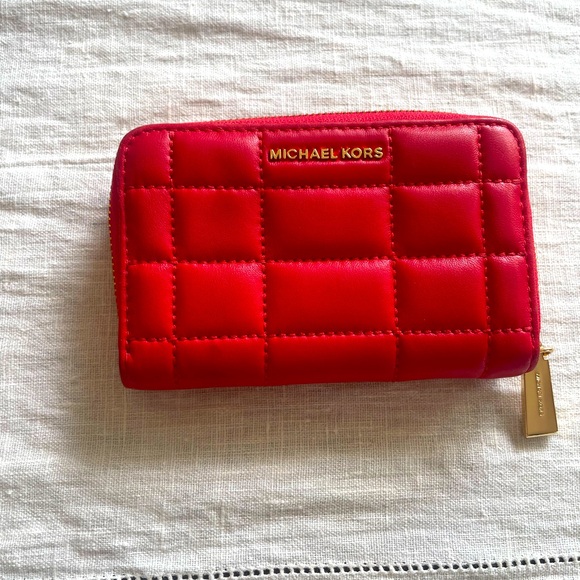 Small wallet Michael Kors color red - Picture 1 of 6